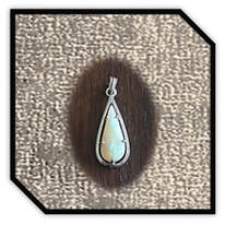 Main page item silver & tear-drop solid opal pendant $350D