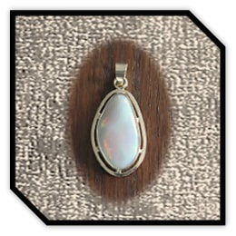 Main page item silver & opal necklace $780B links to item 9ct yellow gold & free-form oval solid opal pendant $2800A