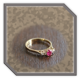 LR02000A-18ct Yellow Gold Ruby Diamond Ladies Ring.