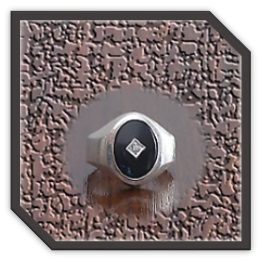 MR00290B-Sterling Silver Onyx Men's Ring.