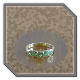 LR02800A-18ct Yellow Gold Tsavorite Garnet Ladies Ring.