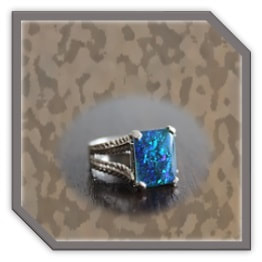 LR00300D-Sterling Silver Opal Ladies Ring.