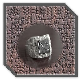 MR00380A-Sterling Silver Haematite Men's Ring.