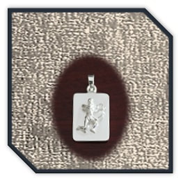 PE00120B-Sterling Silver Sagittarius Pendant.
