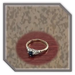 LR01400D-18ct Yellow Gold Sapphire Diamond Ladies Ring.