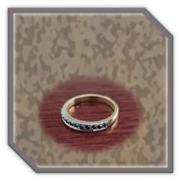 LR01200F-14ct Yellow Gold Sapphire Ladies Eternity Ring.