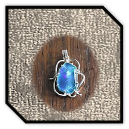 PE00500A-Sterling Silver Opal Pendant.