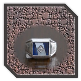 MR00250BC-Sterling Silver Mother-of-Pearl Men's Ring.