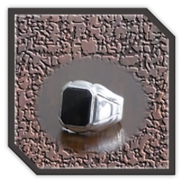 MR00220I-Sterling Silver Onyx Men's Ring.