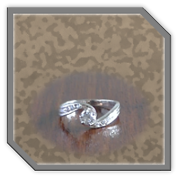 LR00250J-Sterling Silver Cubic Diamond Ladies Ring.