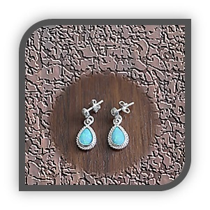 ER00250A-Sterling Silver Opal Earrings.