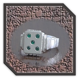 MR00280C-Sterling Silver Gilson Emerald Men's Ring.