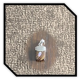 PE00100A-Silver Capped Boulder Opal Pendant.