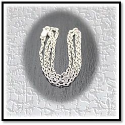 CH00160A-Handmade Sterling Silver Chain.