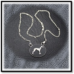 NE00480A-Sterling Silver Onyx Necklace.