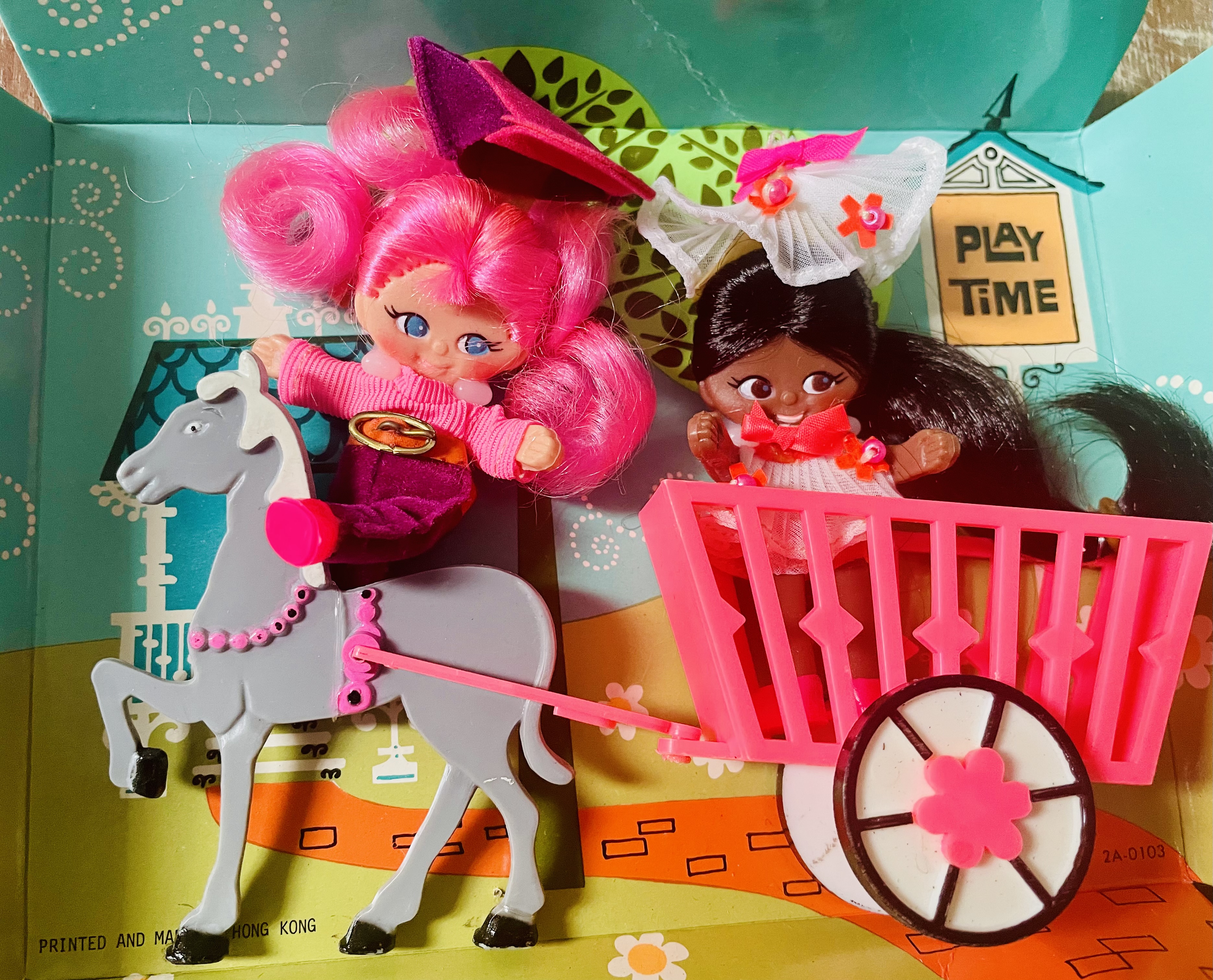 Ideal's Flatsy doll playset "Playtime"