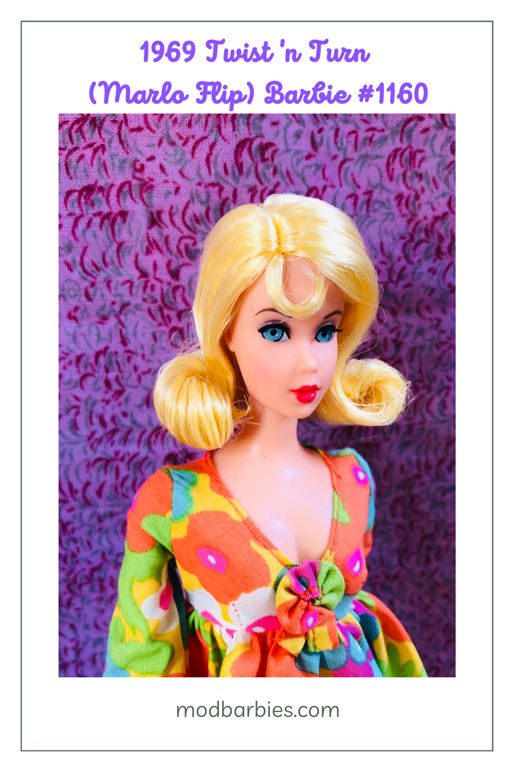 1969 Twist 'N Turn Marlo Mod Barbie #1160 