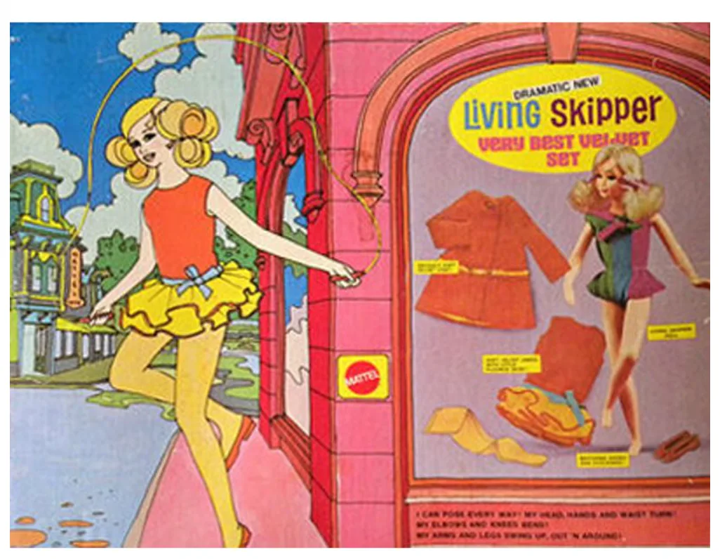 1970 Dramatic New Living Skipper Very Best Velvet Set