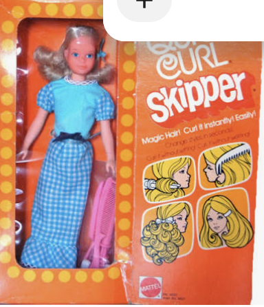 1973 Quick Curl Skipper doll in box
