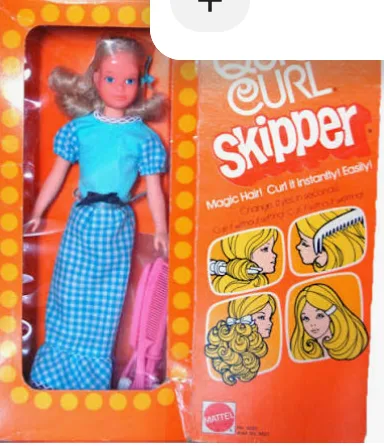 1973 Quick Curl Skipper doll in box