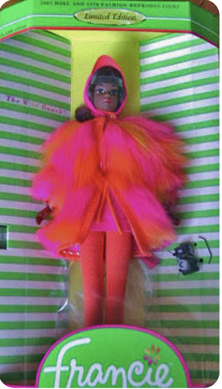 2012 Repro Francie in Fuchsia 'n Fur 