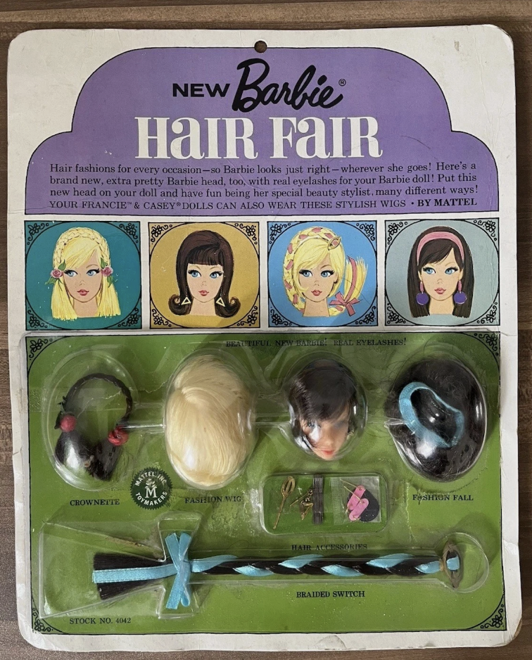 1969 New Barbie Hair Fair (brunette)