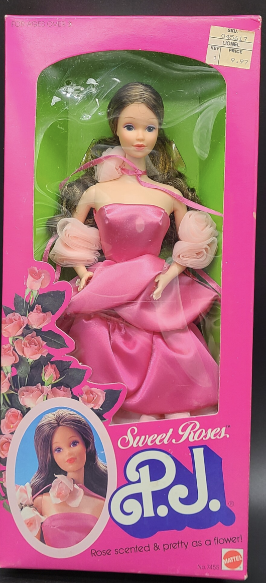 1983 Sweet Roses P.J. doll, the last P.J. produced by Mattel.
