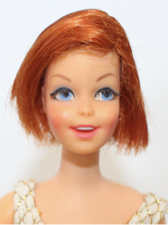 Red-haired Casey due to oxidation. Only happened to the 1967 doll.