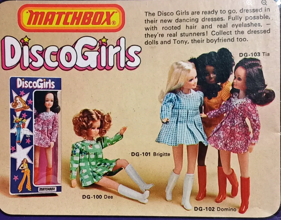 1976 Matchbox Disco Girls