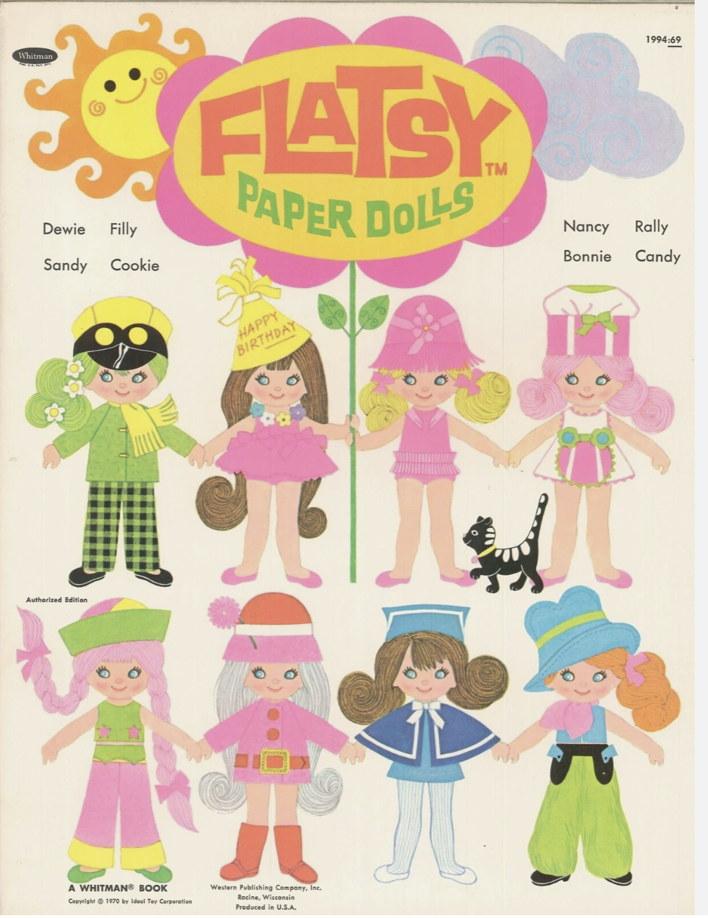 Flatsy Paper Dolls by Ideal Toys