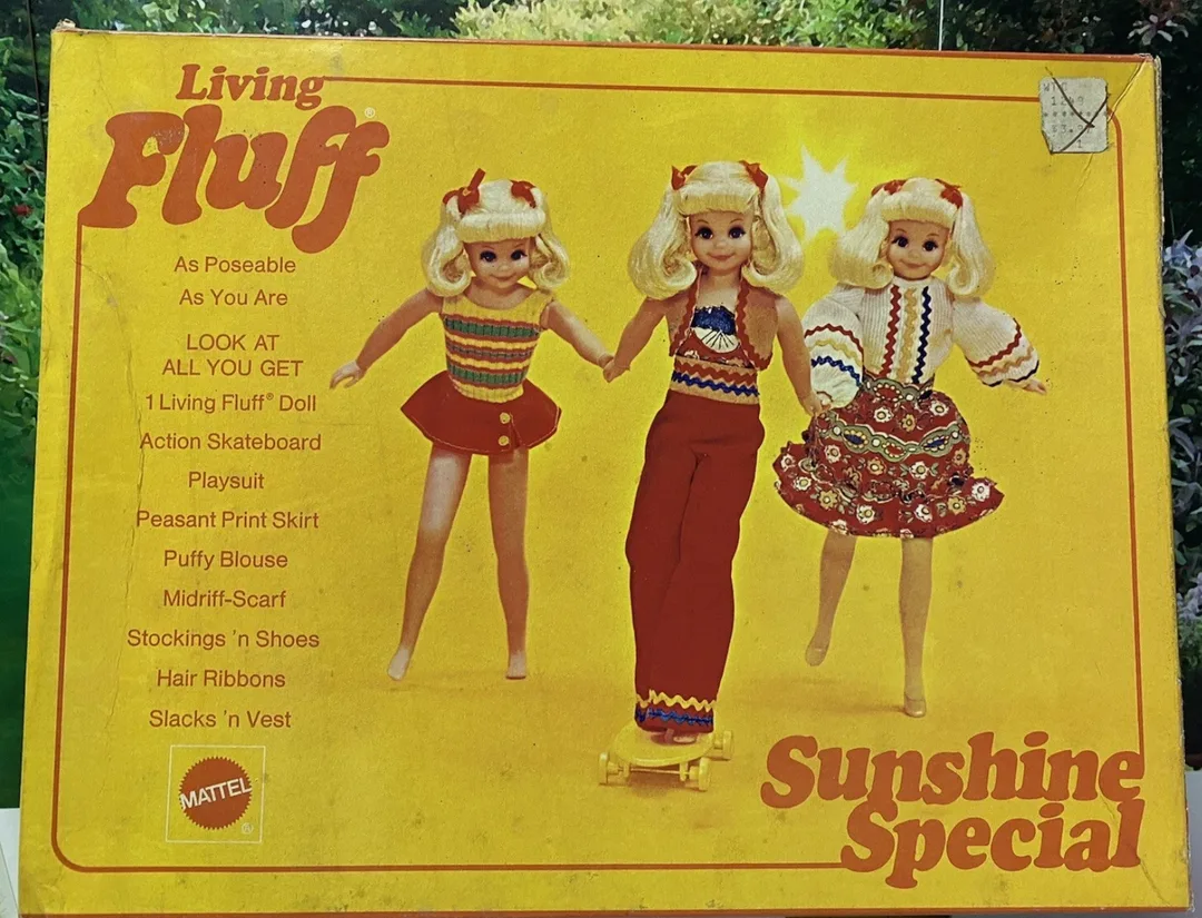1971 Living Fluff Sunshine Special doll and fashions from Sears