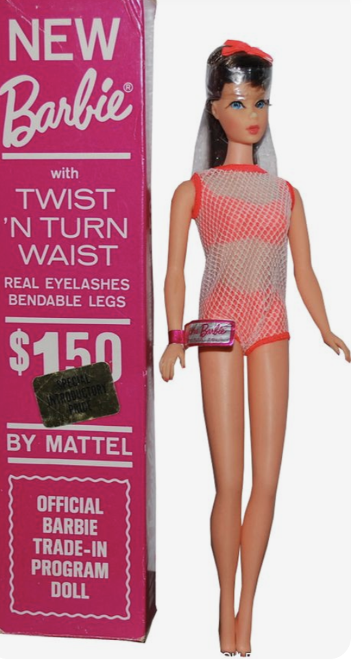 Twist 'n Turn Barbie trade-in promotion; turn in an older Barbie plus $1.50
