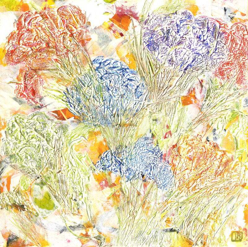 A late-summer garden in full bloom. Very textural.