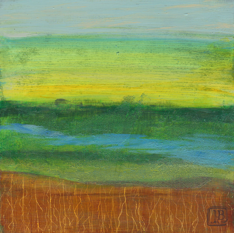 Berkley Mixed-media Abstract Landscape