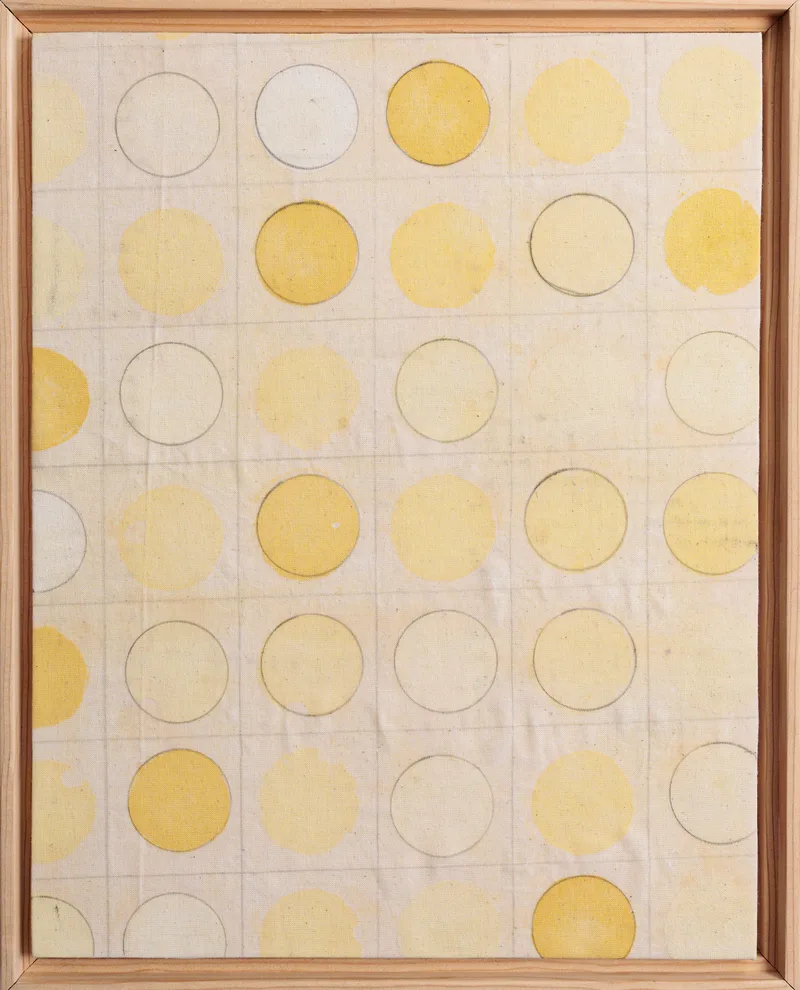 Expressionist Grid (yellows)