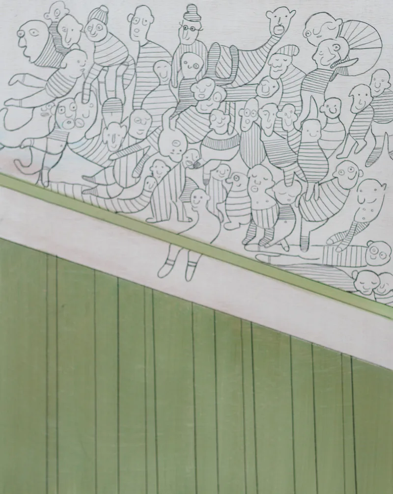 "Gimme a Ball Park" (Gray & Green)