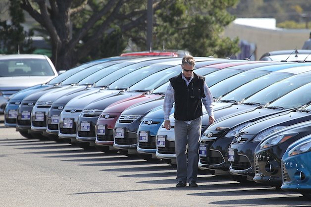 Vehicle Sales in the United States down from last year, 2013