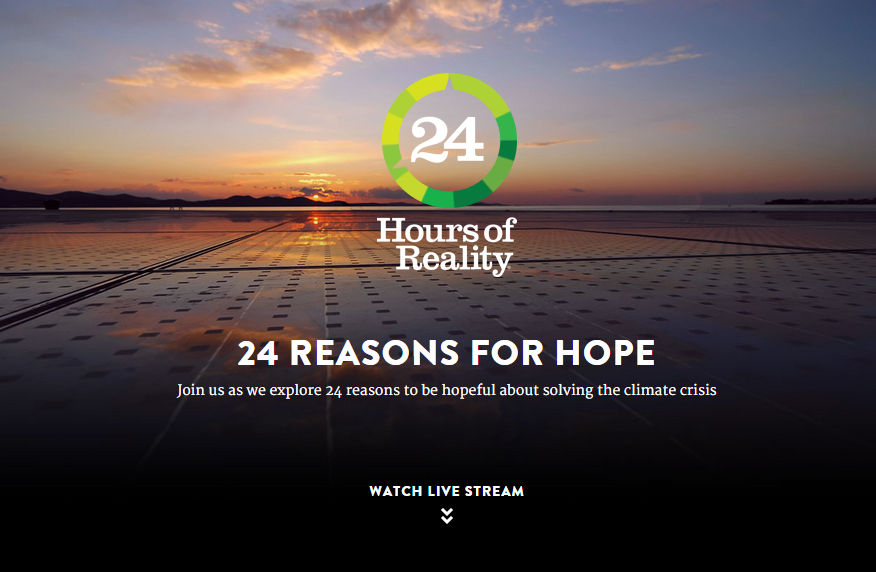 24 Hours of Reality: Dedicating A Day to Climate Change
