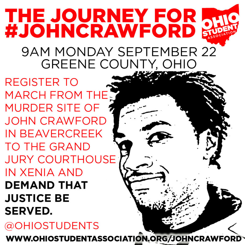 Update: 200+ join in 11 Mile March for #JohnCrawford in Ohio - @Walmart #ReleaseTheTape