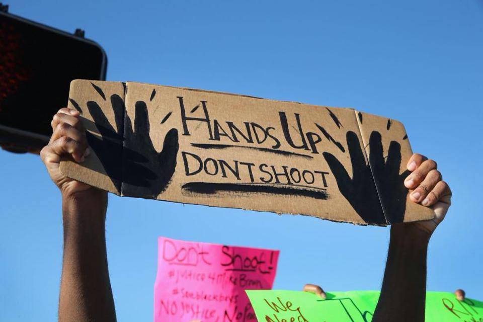 March for Mike Brown in The Oval at Ohio State - From Columbus to Ferguson 
