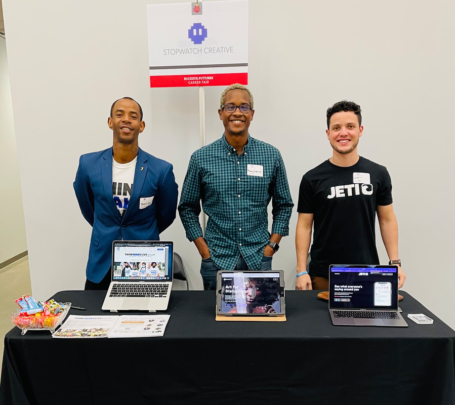 Stopwatch Creative invited to Ohio State's University Job Fair for Athletes - One of Top Marketing Agencies in the US