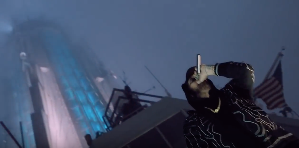 Eminem peforms 'Venom' from the Empire State Building