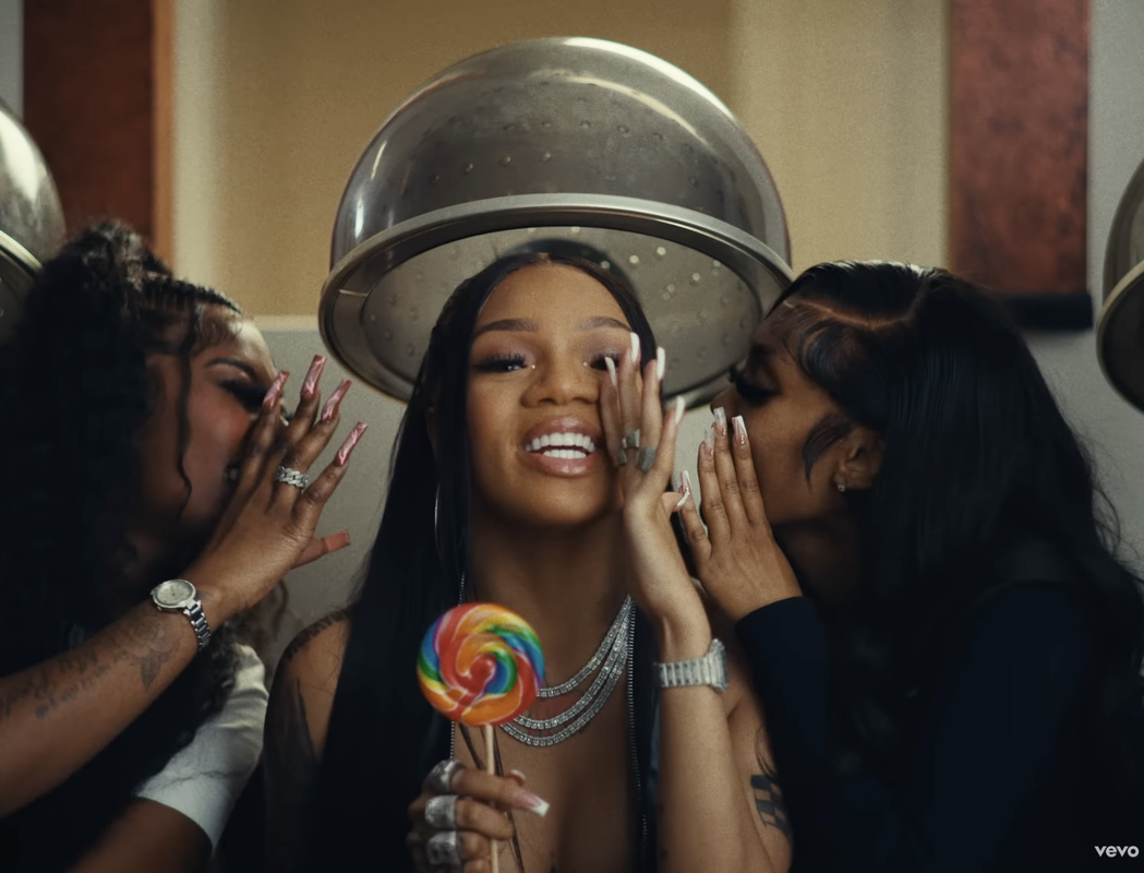 Watch GloRilla's music video for Lick Or Sum