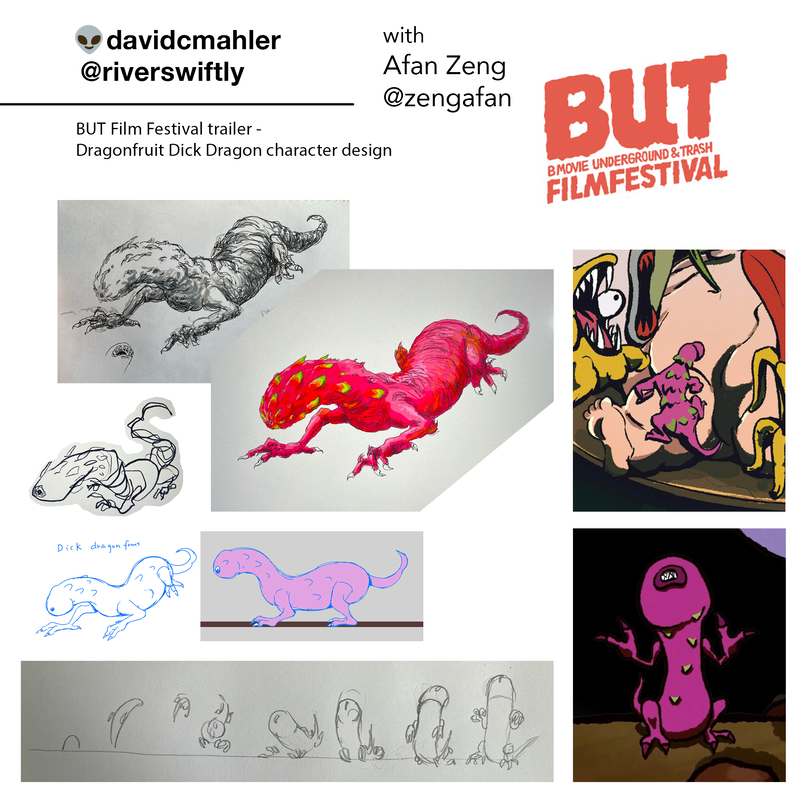 Character designs for BUT Film Festival, NL