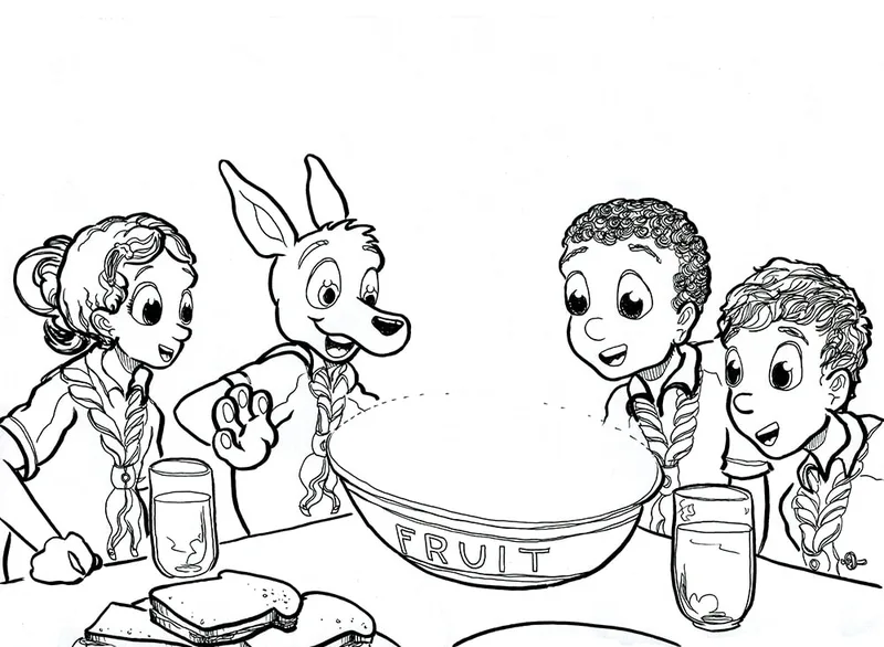 Illustration for Scouts Australia