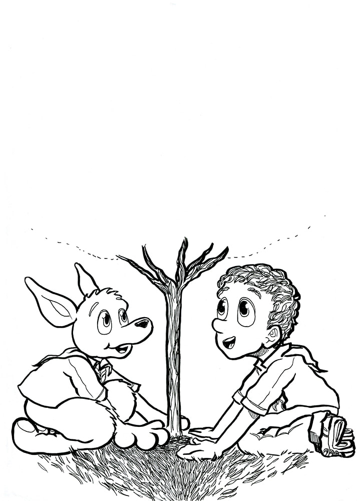 Illustration for Scouts Australia