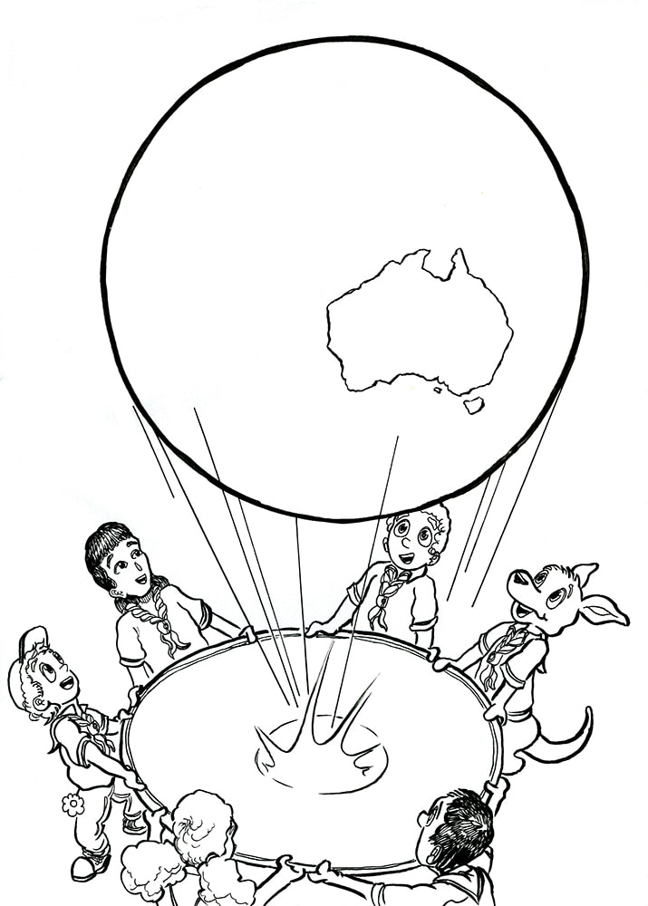 Illustration for Scouts Australia