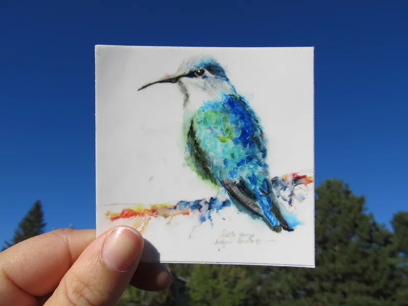 Humming Bird 1 Sticker