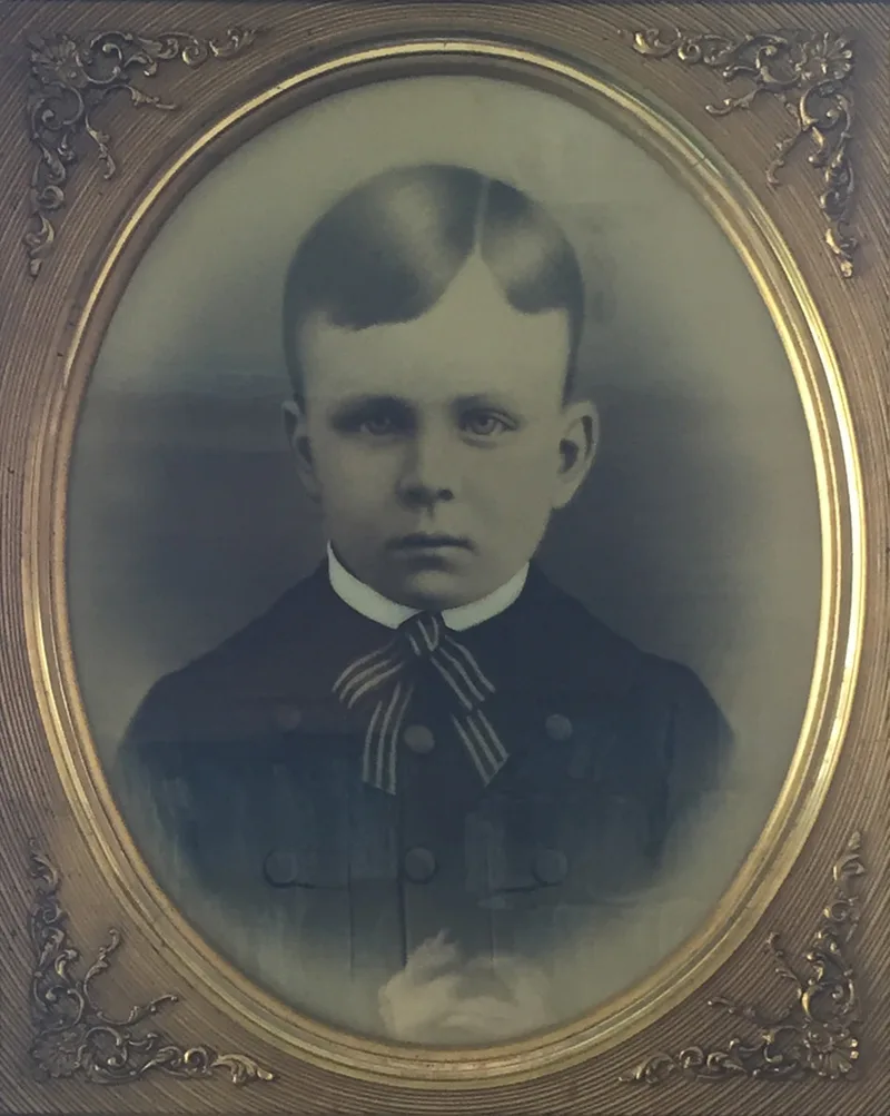 Portrait of Harry Griffith as a child