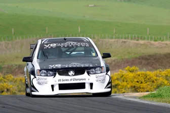 Holden V8 Super Tourer fitted with composite bodywork manufactured by FDL